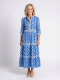 Carla | Chain pattern midi jurk