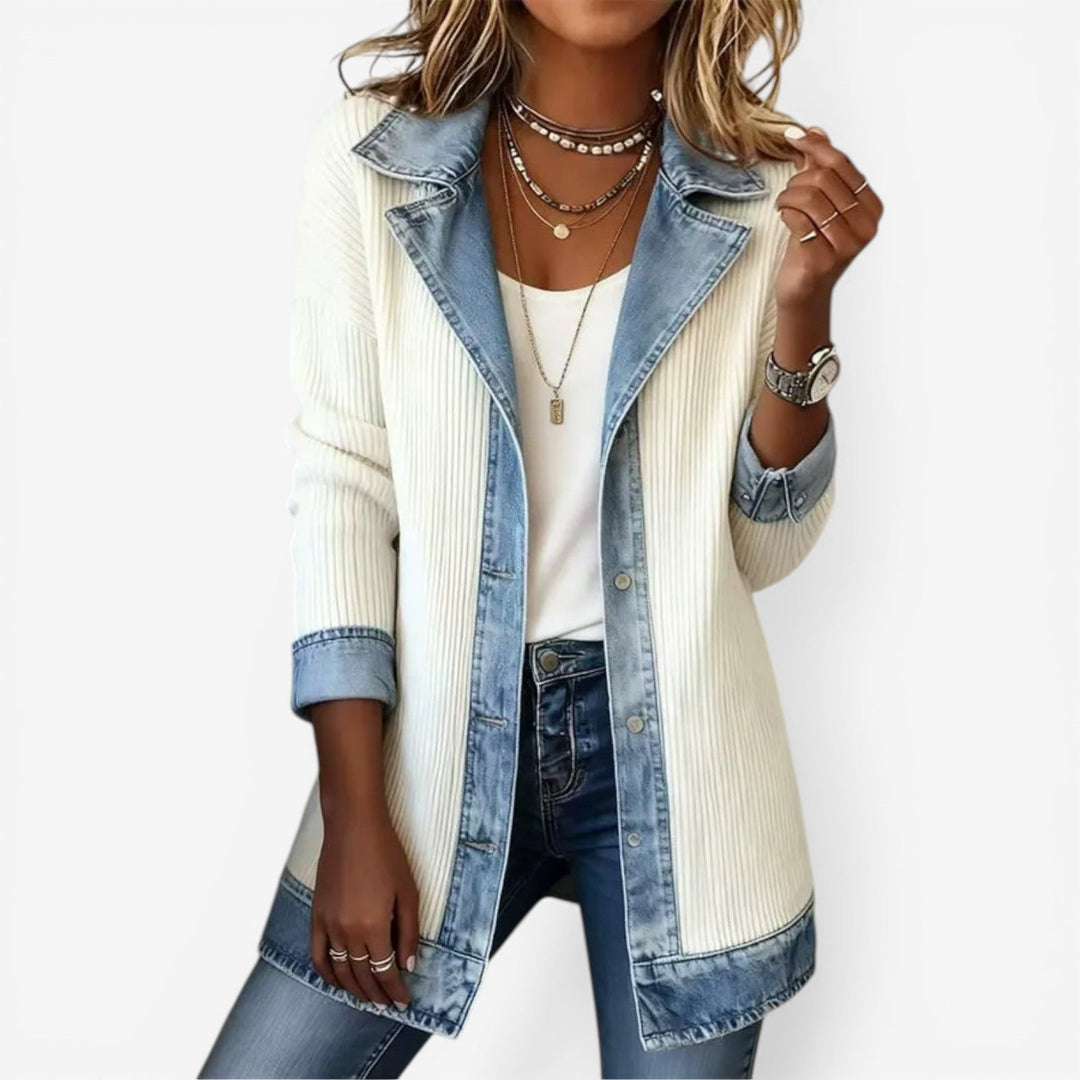Liv | Tussenjas Met Denim Details