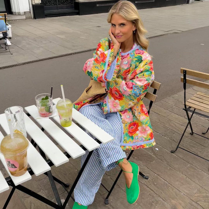 Nicole™ | Trendy met print jas