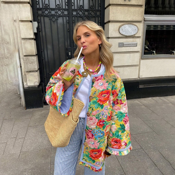 Nicole™ | Trendy met print jas