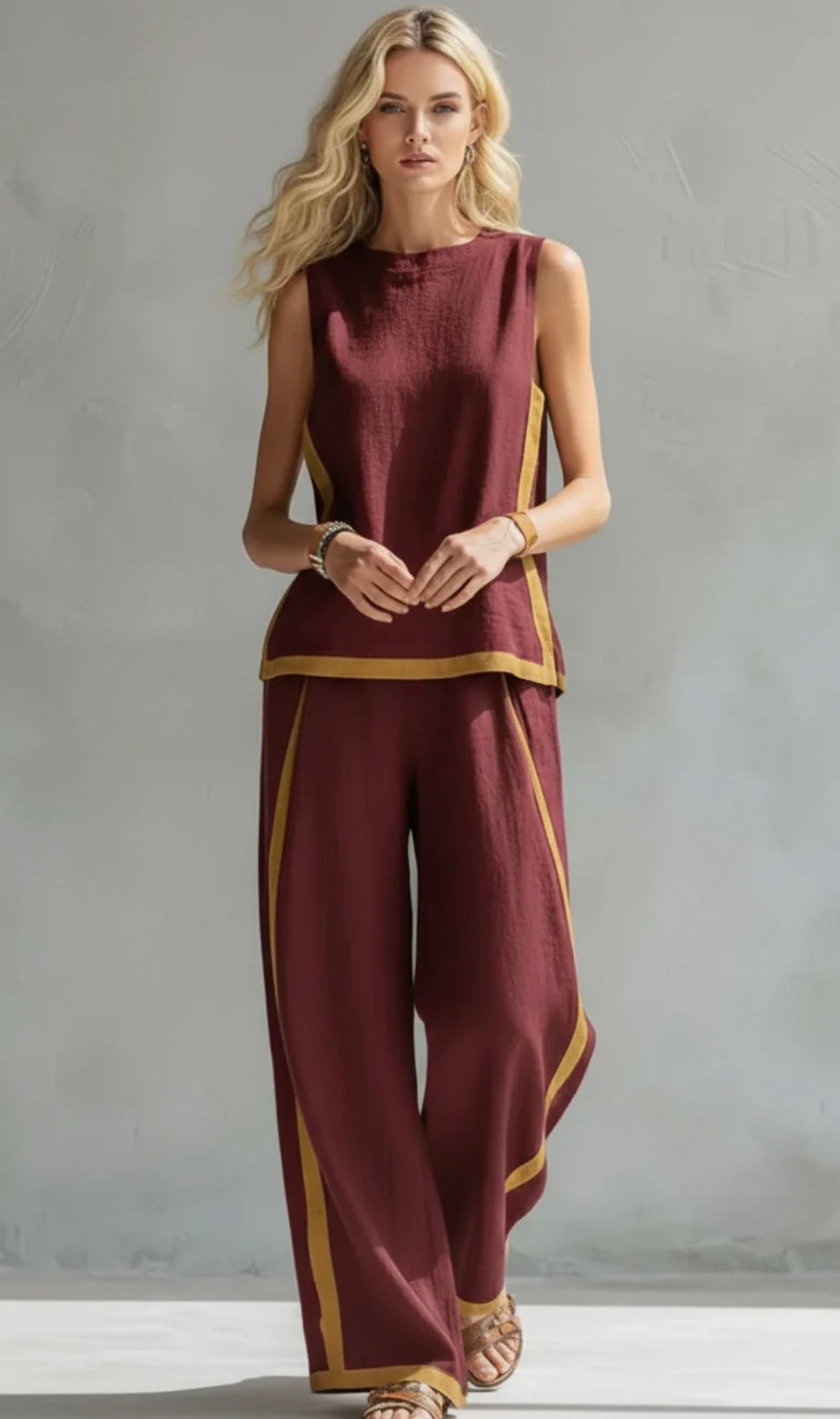 Claire | Chique linen set