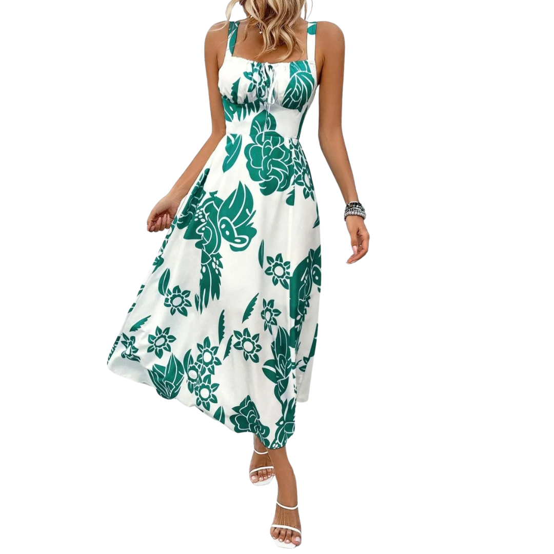 Celina™ | Romantic bloemen ruched sundress