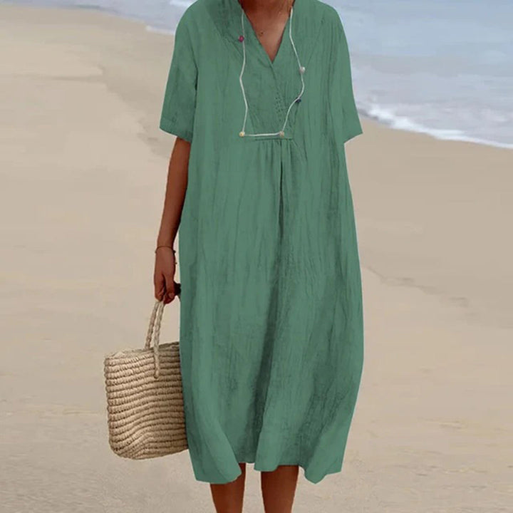 Karina™ | Relaxte fit midi jurk