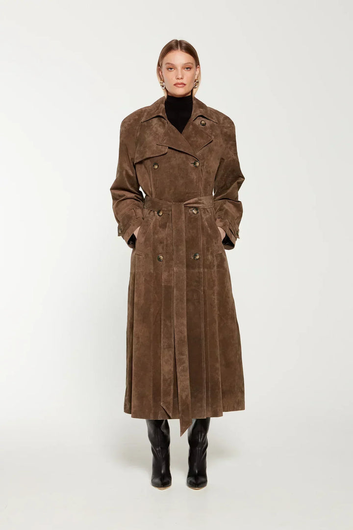 Chantal™ | Klassieke belted trenchcoat