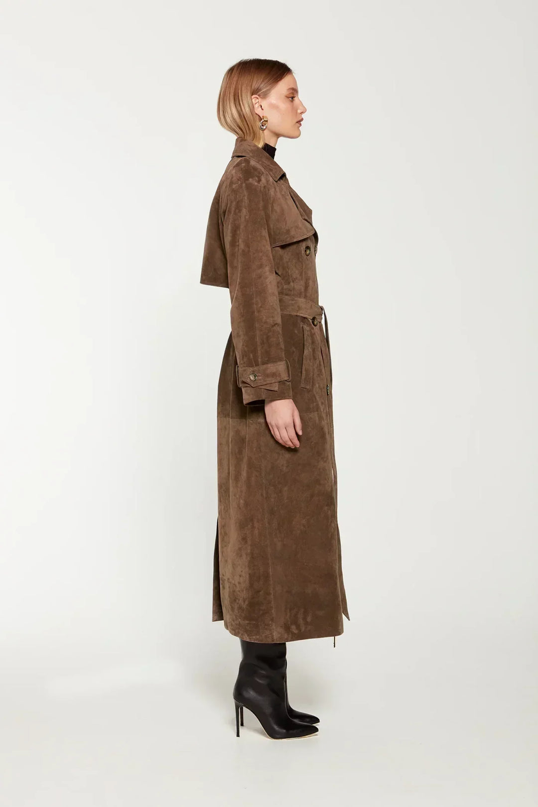 Chantal™ | Klassieke belted trenchcoat
