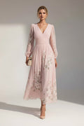 Prescela | Bloemen midi jurk