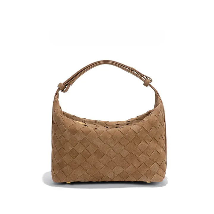 Lisanne™ | Matte woven structured handtas