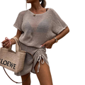 Wren™ | Cutout ronde hals knit top