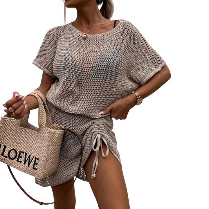 Wren™ | Cutout ronde hals knit top