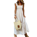 Corinna™ | Patchwork plaid flared midi jurk