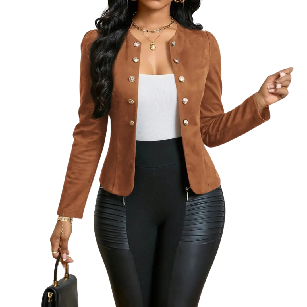Camille™ | Fitted double-breasted blazer jas