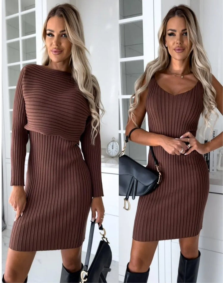 Larissa™ | Ribbed knit tweedelige set