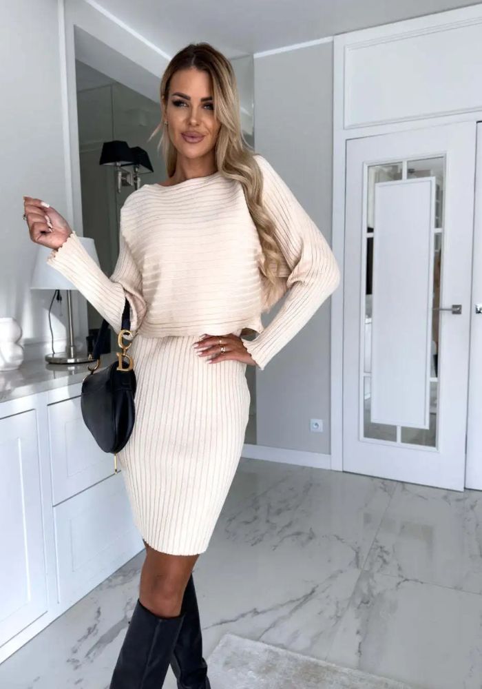Larissa™ | Ribbed knit tweedelige set