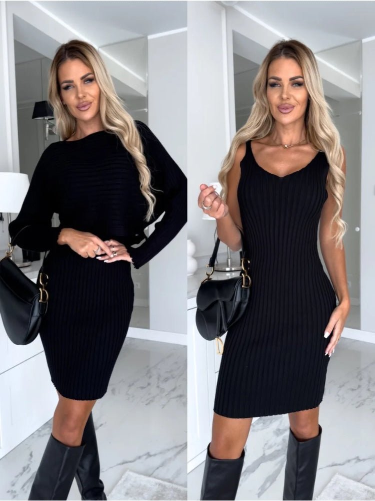 Larissa™ | Ribbed knit tweedelige set