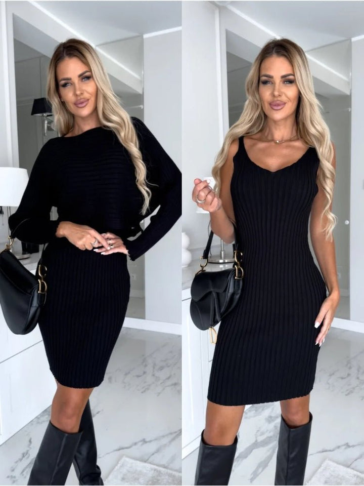 Larissa™ | Ribbed knit tweedelige set