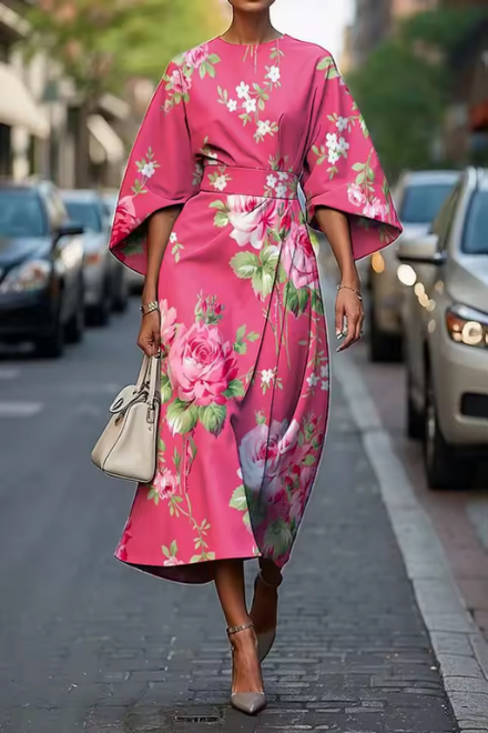 Fioralisse | Bloemen midi jurk