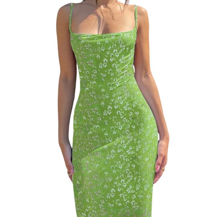 Briella™ | Bloemen backless boho cami jurk