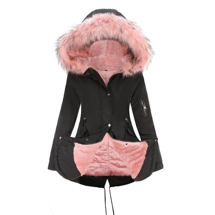Marina™ | Warm parka met fluwelen details