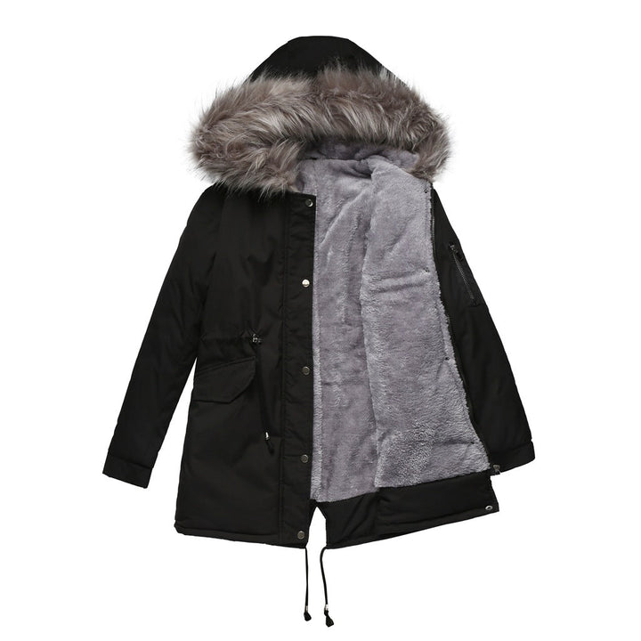 Marina™ | Warm parka met fluwelen details