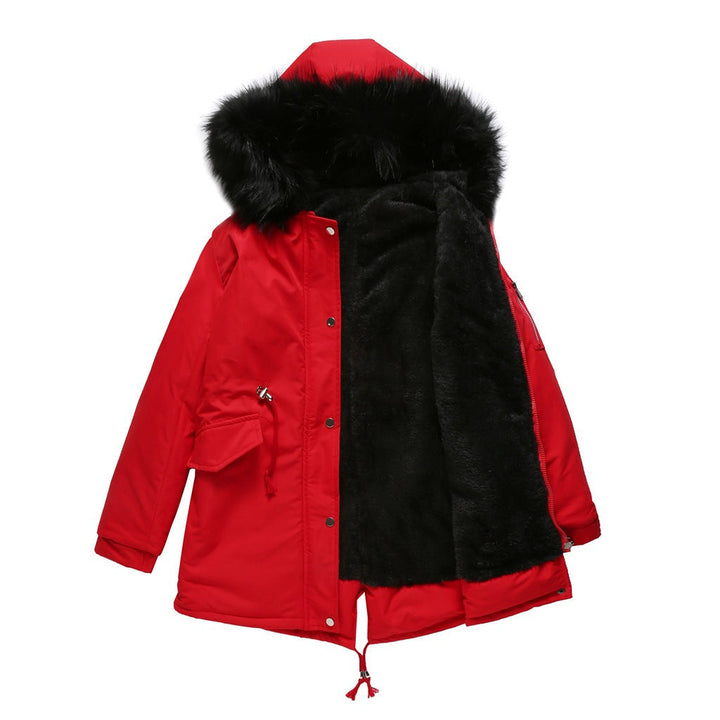 Marina™ | Warm parka met fluwelen details