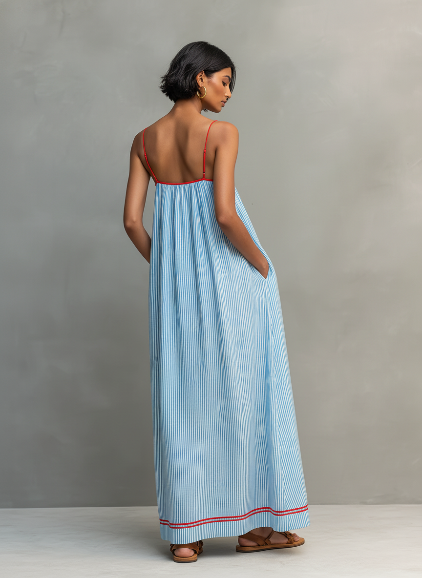 Pamela | Luchtige zomer maxi jurk