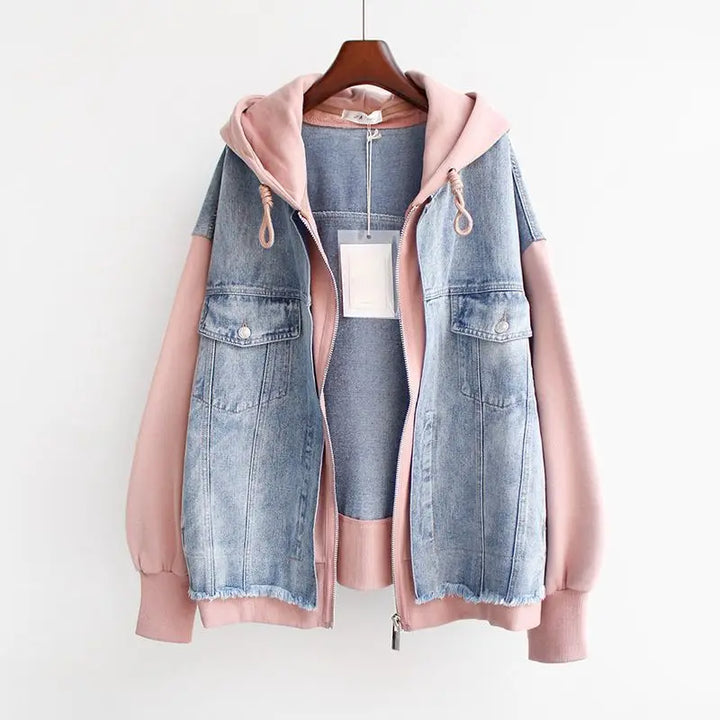 Mira™ | Dual-tone denim jas