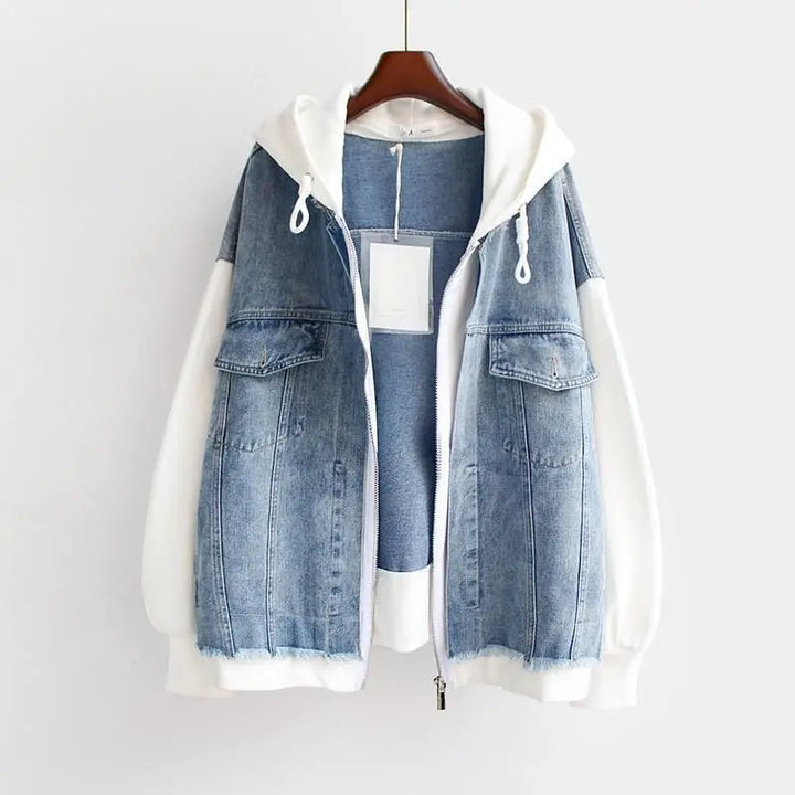 Mira™ | Dual-tone denim jas