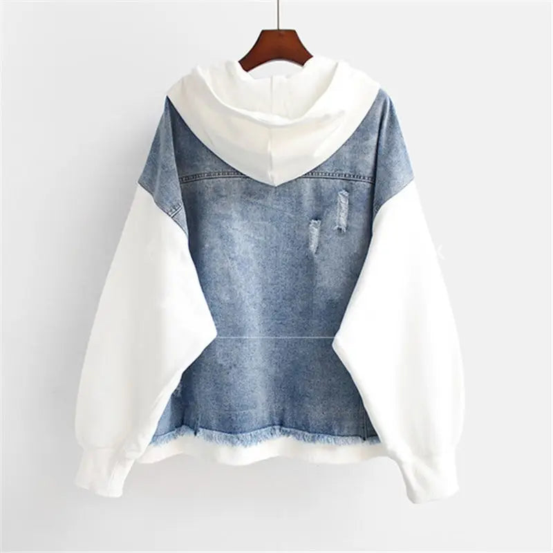 Mira™ | Dual-tone denim jas