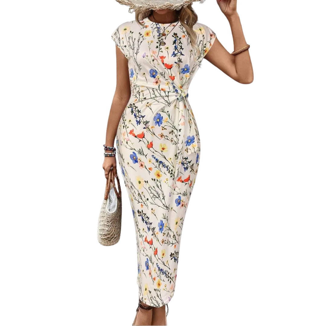 Feline | Tie-waist bodycon jurk
