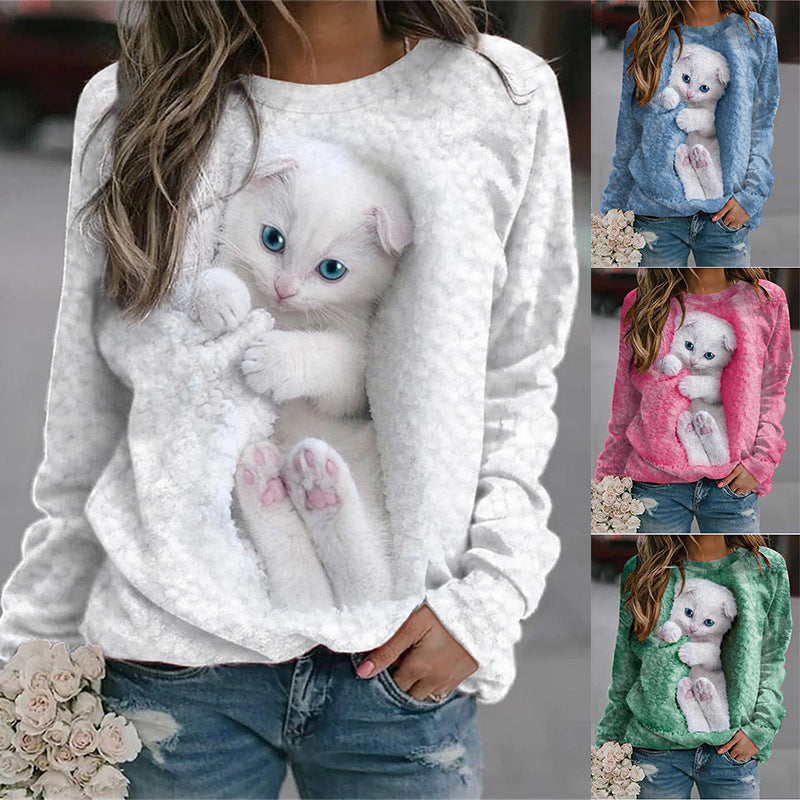 Neko™ | Cozy sweatshirt met kattenprint