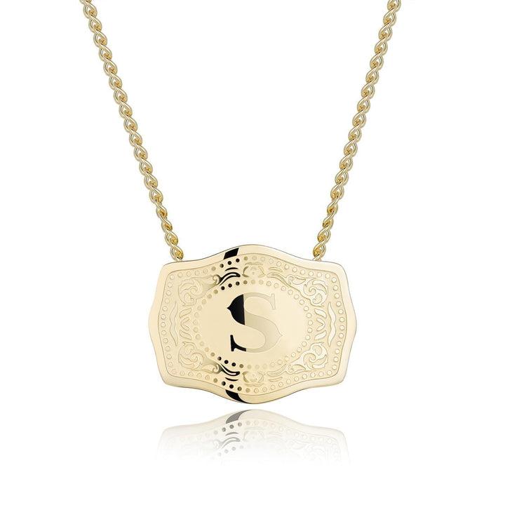 Cindy™ | Stijlvol initial letter pendant necklace