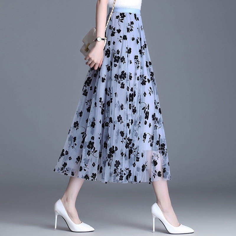 Adeline™ | Chique bloemen midi rok