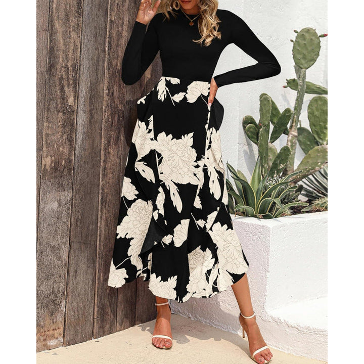 Sadie™ | Bloemen charm zonder mouwen midi jurk