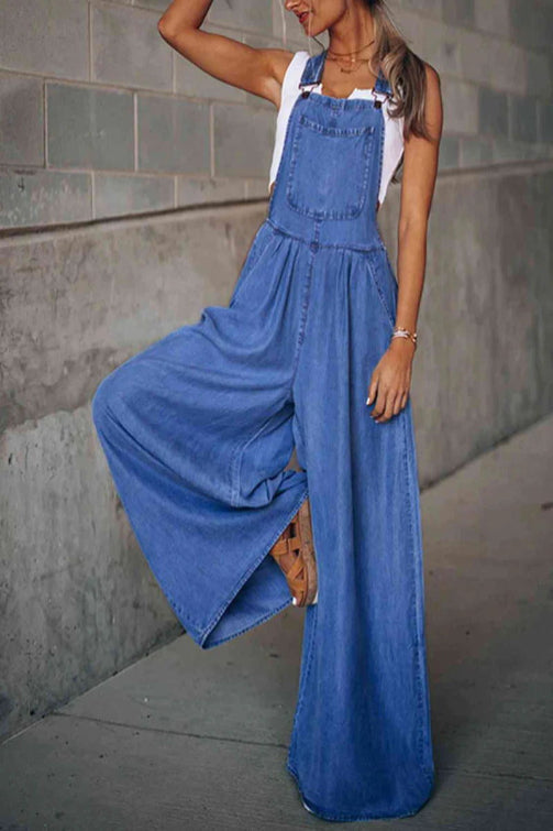 Ura™ | Vintage modieuze wide-leg jumpsuit