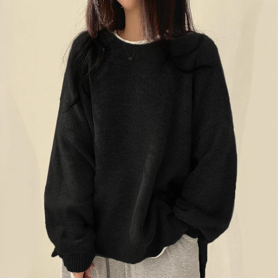 Bilog™ | Casual lange mouwen ronde hals trui