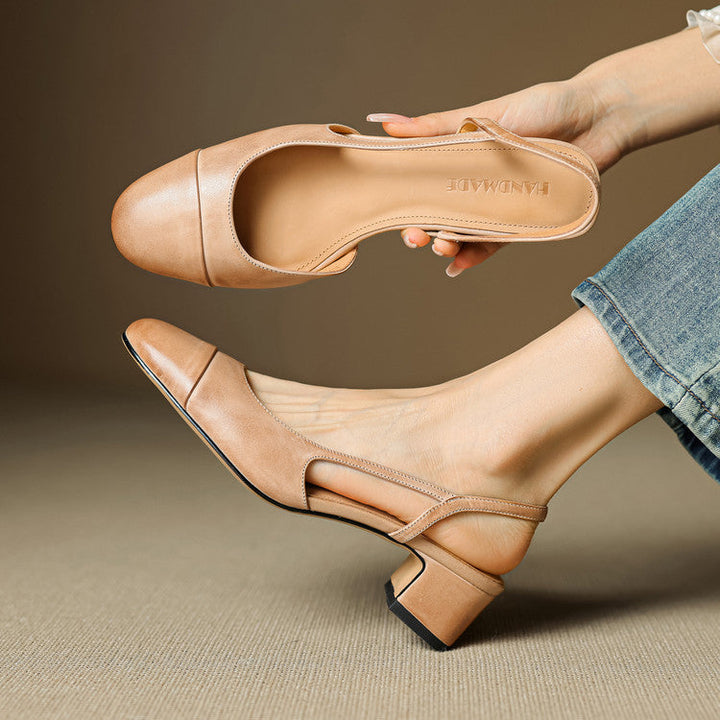Reyna | Leren leather pumps
