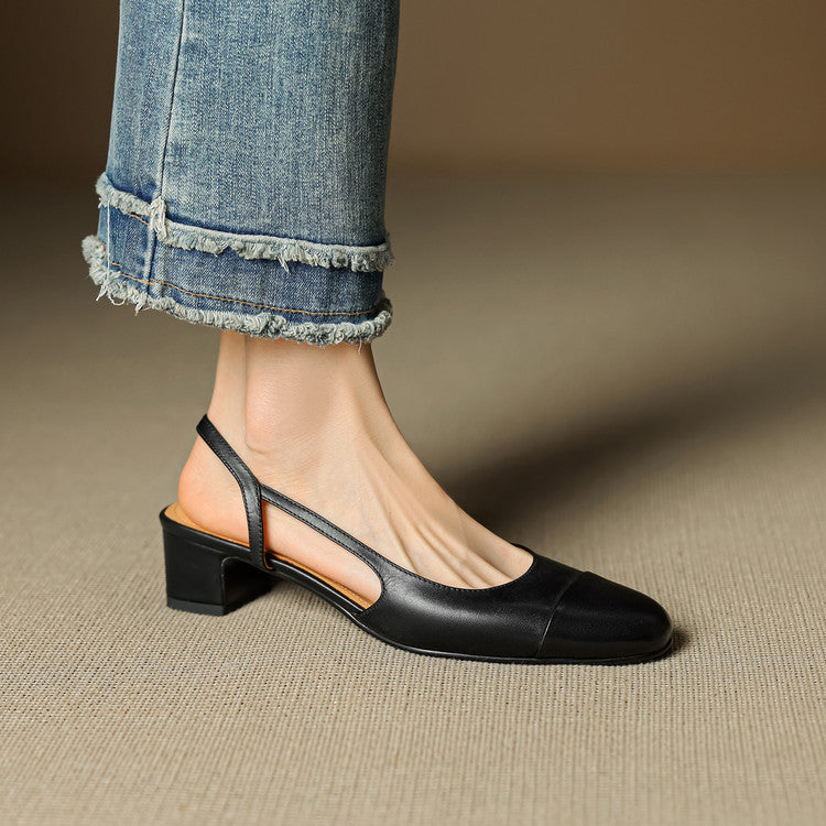 Reyna | Leren leather pumps