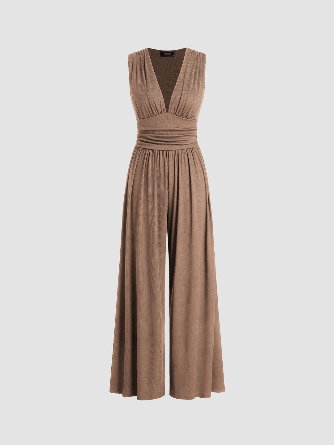Christine | Chique zonder mouwen wide-leg jumpsuit