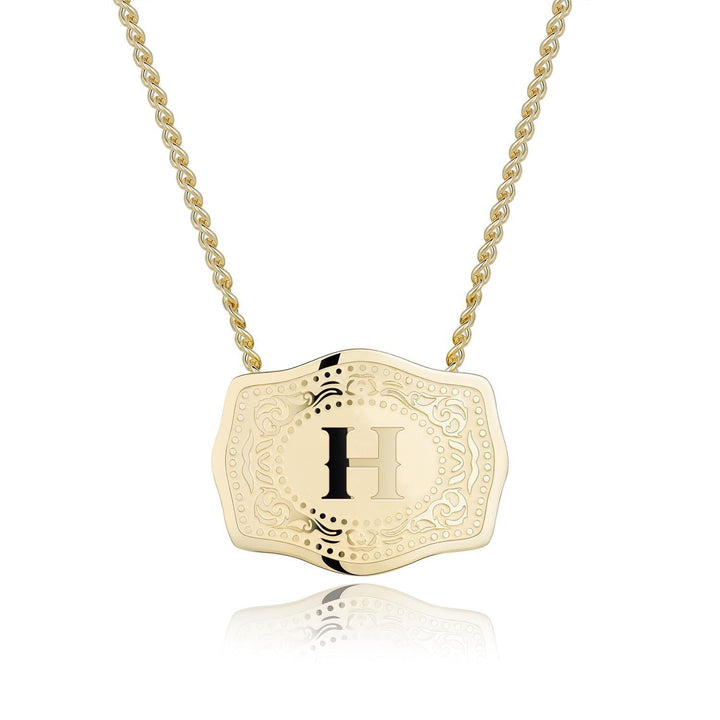 Cindy™ | Stijlvol initial letter pendant necklace