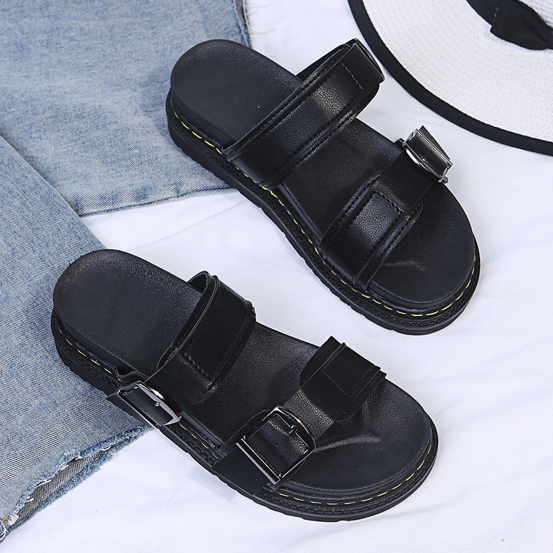 Peary™ | Comfort buckled summer platformsandalen