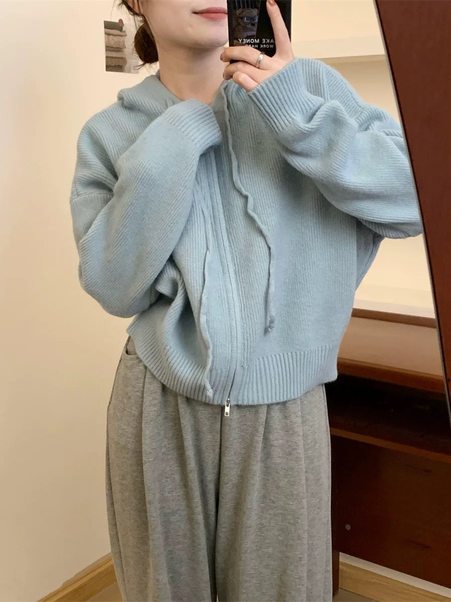 Arlene™ | Cozy lange mouwen hooded vest