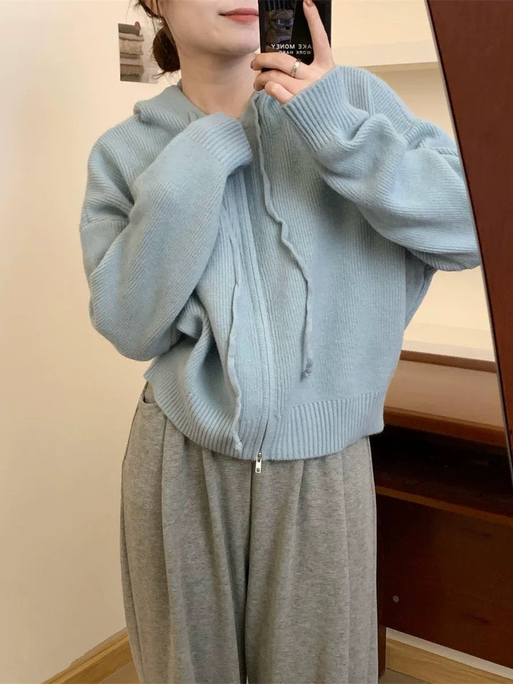 Arlene™ | Cozy lange mouwen hooded vest