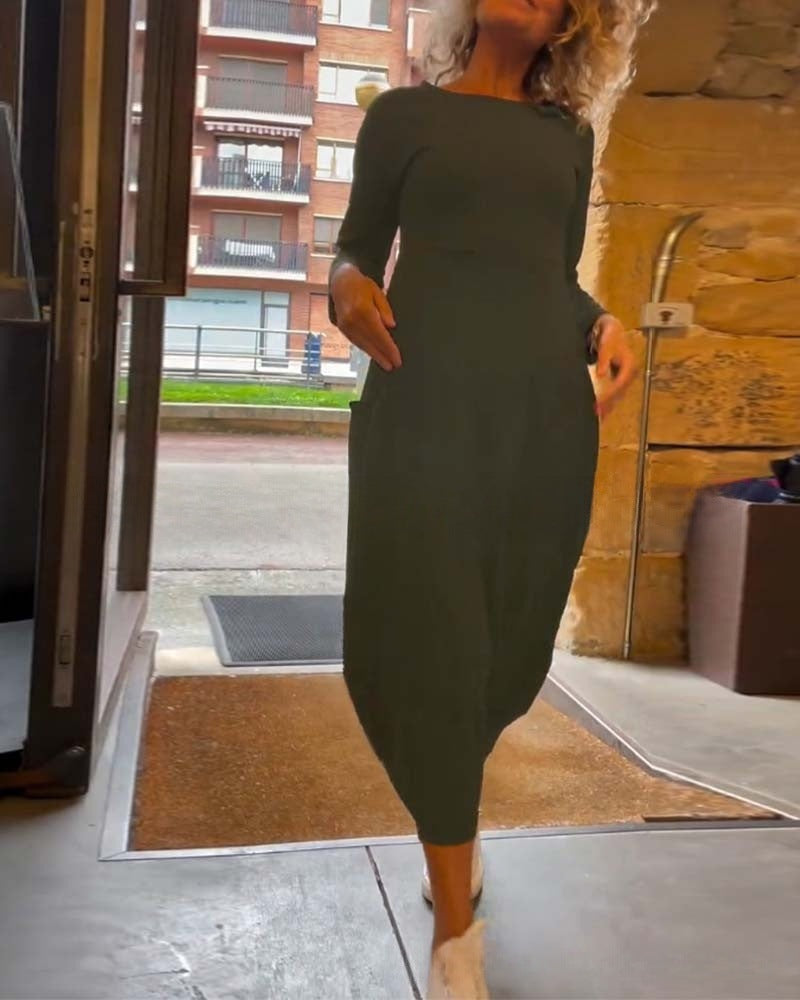 Cora™ | Casual chique midi jurk