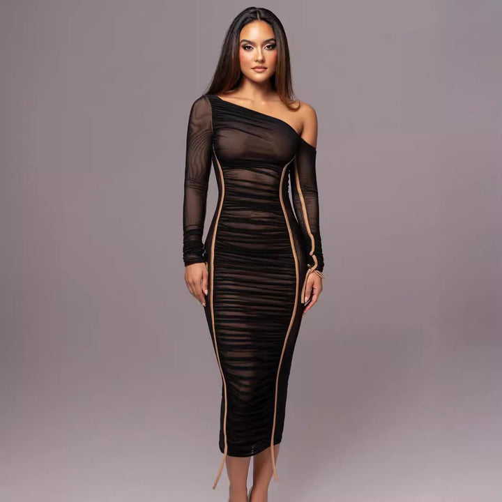 Bente™ | Classy bodycon lange mouwen midi jurk
