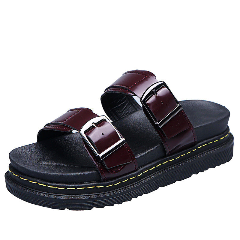 Peary™ | Comfort buckled summer platformsandalen