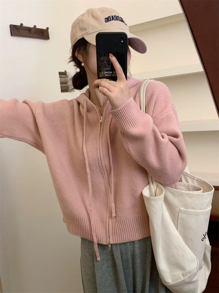 Arlene™ | Cozy lange mouwen hooded vest