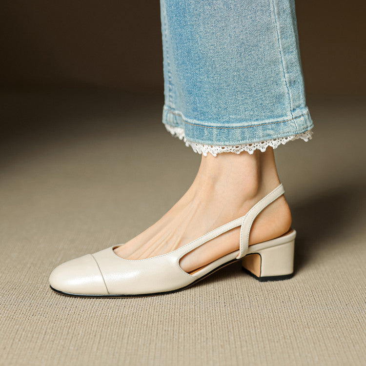 Reyna | Leren leather pumps