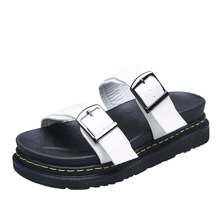 Peary™ | Comfort buckled summer platformsandalen
