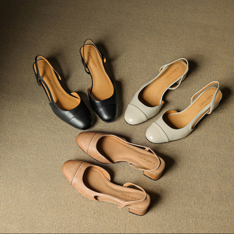 Reyna | Leren leather pumps