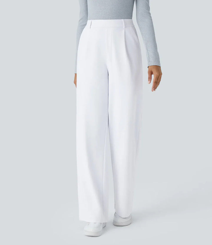 Charmie™ | Casual high waist straight leg broek